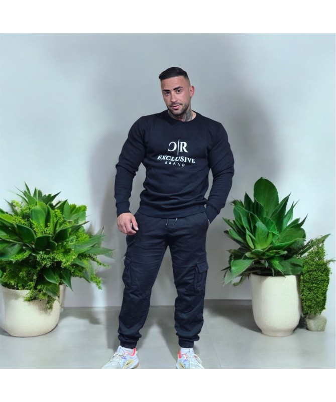 Sudadera Model R CR One Negra Sudadera Model R CR One Negra